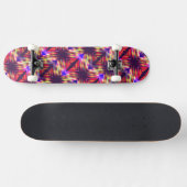 Niedliche abstrakte Linien werfen Kissen iPhone w Skateboard (Horizontal)