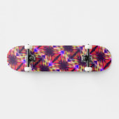 Niedliche abstrakte Linien werfen Kissen iPhone w Skateboard (Horizontal)