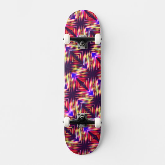 Niedliche abstrakte Linien werfen Kissen iPhone w Skateboard (Vorderseite)