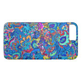 Niedliche abstrakte Malerei Blume Case-Mate iPhone Hülle (Rückseite (Horizontal))
