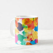 Niedliche abstrakte Malerei Kaffeetasse (Vorderseite Links)