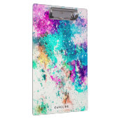 Niedliche Abstrakte Malerei Klemmbrett (Rechts)