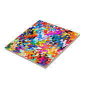 Niedliche abstrakte Quadrate Notebook-Notebook-Not Fliese (Seite)