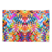 Niedliche abstrakte Quadrate Notebook-Notebook-Not Kissenbezug (Rückseite-Links)