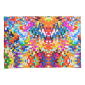 Niedliche abstrakte Quadrate Notebook-Notebook-Not Kissenbezug (Vorderseite-Rechts)