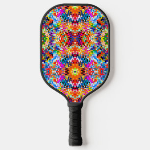 Niedliche abstrakte Quadrate Notebook-Notebook-Not Pickleball Schläger
