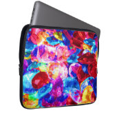 Niedliche abstrakte Schmucktextur Laptopschutzhülle (Vorne Rechts)