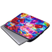 Niedliche abstrakte Schmucktextur Laptopschutzhülle (Vorne Knopf)