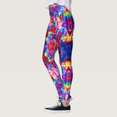 Niedliche abstrakte Schmucktextur Leggings (Links)