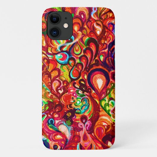 Niedliche abstrakte Swirbelfarbe Case-Mate iPhone Hülle (Rückseite)