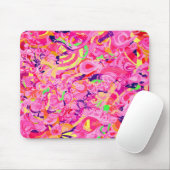 Niedliche abstrakte Wirbel malen Mousepad (Mit Mouse)