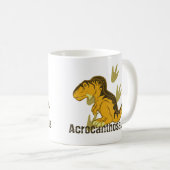 Niedliche Acrocanthosaurus Kaffeetasse (VorderseiteRechts)