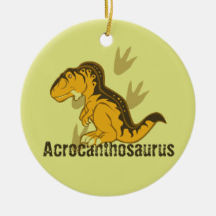 Niedliche Acrocanthosaurus Keramik Ornament