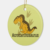 Niedliche Acrocanthosaurus Keramik Ornament (Links)