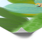 Niedliche Adorable Wilde Tiere Schulbildung Cartoo Poster (Ecke)