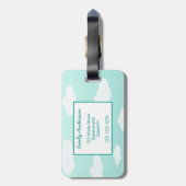 Niedliche "Adventure Awaits"-Vogelvorführung für K Gepäckanhänger (Rückseite vertikal)