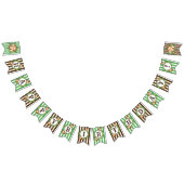 Niedliche Affe-Jungen-Dschungel-Safari-Namen-Fahne Wimpelkette (Alle)