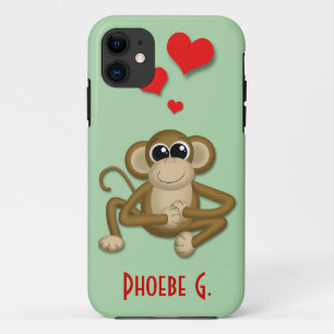 Niedliche Affe Liebe Personalisiert iPhone 5 Fall Case-Mate iPhone Hülle