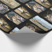 Niedliche Affe-, Löwe-und Geschenkpapier (Ecke)