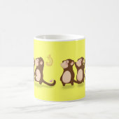 Niedliche Affen Kaffeetasse (Mittel)