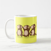 Niedliche Affen Kaffeetasse (Links)