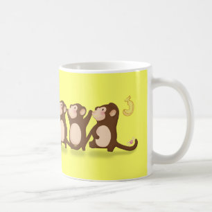 Niedliche Affen Kaffeetasse