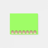 Niedliche Affen Post-it Klebezettel (Vorderseite)