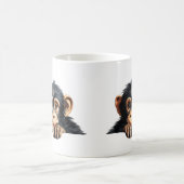 Niedliche Affen-Tasse Kaffeetasse (Mittel)