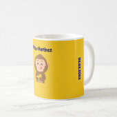 Niedliche Affen Thema Kinderdusche Kaffeetasse (VorderseiteRechts)