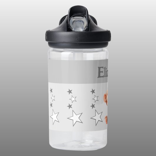 Niedliche Affen tragen Namen mit Sternen Kinder gr Trinkflasche