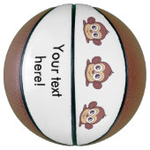 Niedliche Affenklippe Basketball (Vertikal)