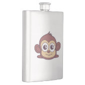 Niedliche Affenklippe Flachmann (Rechts)