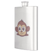 Niedliche Affenklippe Flachmann (Links)