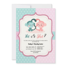 niedliche Affenpolka-Punkte Geschlecht offenbaren 