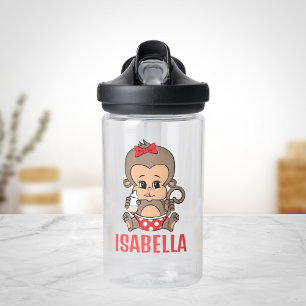 Niedliche Affenwasserflasche für Mädchen - Flasche