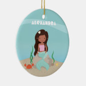 Niedliche afrikanische amerikanische kleine keramikornament (Rechts)