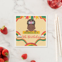 Niedliche afro einhornamerikanische Mädchen Geburt