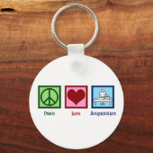 Niedliche Akupunktur Schlüsselanhänger (Vorderseite)