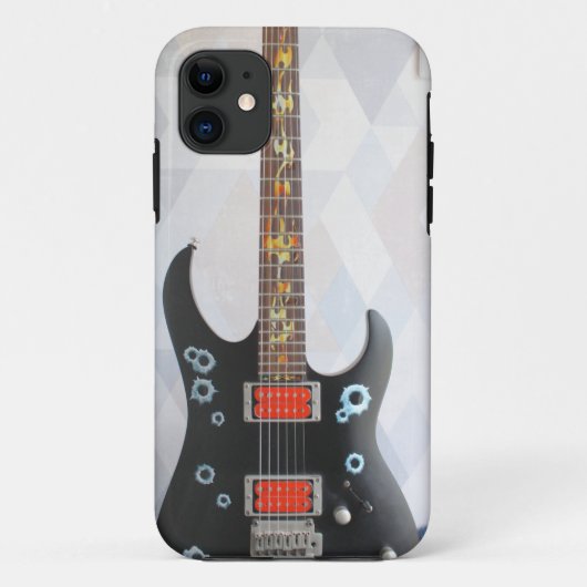 Niedliche akustische Gitarre Case-Mate iPhone Hülle (Rückseite)