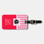 Niedliche akustische Gitarre Gepäckanhänger (Vorderseite horizontal)