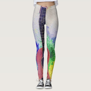 Niedliche akustische Gitarre Leggings