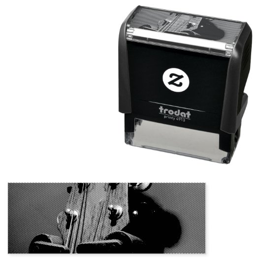 Niedliche akustische Gitarre Permastempel (Beispiel)