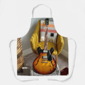 Niedliche akustische Gitarre Schürze (Vorderseite)