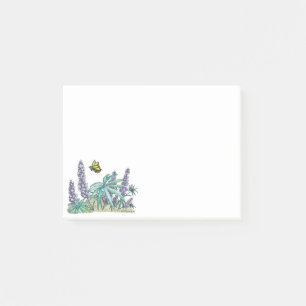 Niedliche Alaska Lupin Wildblume Post It Notes Post-it Klebezettel
