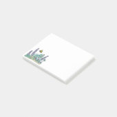 Niedliche Alaska Lupin Wildblume Post It Notes Post-it Klebezettel (angewinkelt)