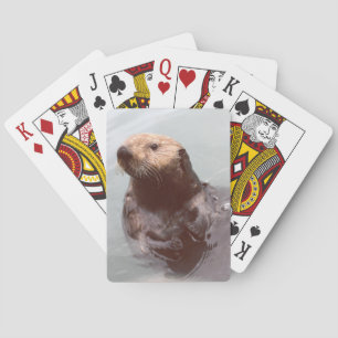 Niedliche Alaska Sea Otter Foto Poker Cards Spielkarten