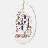 Niedliche Alaska Wildlife Keramik Ornament (Links)