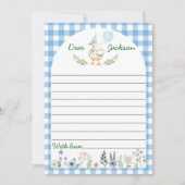 Niedliche Alberne Gans Geburtstagszeit Kapselkarte Dankeskarte (Vorderseite)