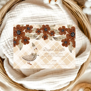 Niedliche Alberne Gänsedusche Begleitkarte