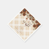 Niedliche Alberne Gänsedusche Serviette (Ecke)